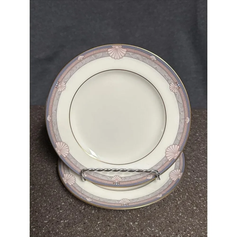 Vintage Noritake Stanford Court Plates (Set of 2) – Shell Motif Bone China